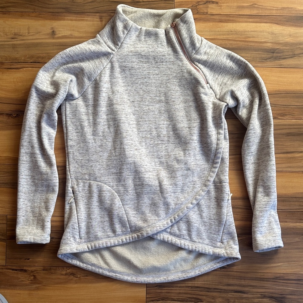 Athleta Cozy Karma Asym Pullover